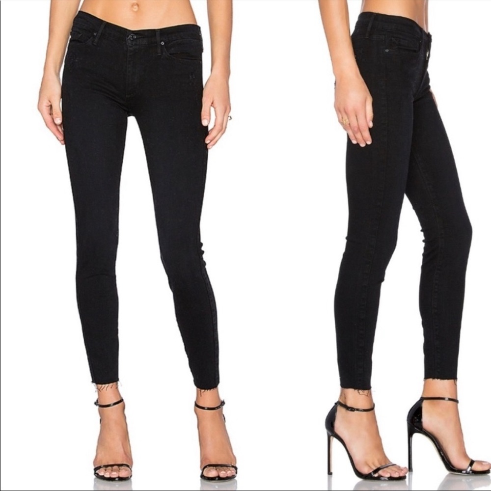 BLACK ORCHID Black Noah Ankle Fray Jean 24